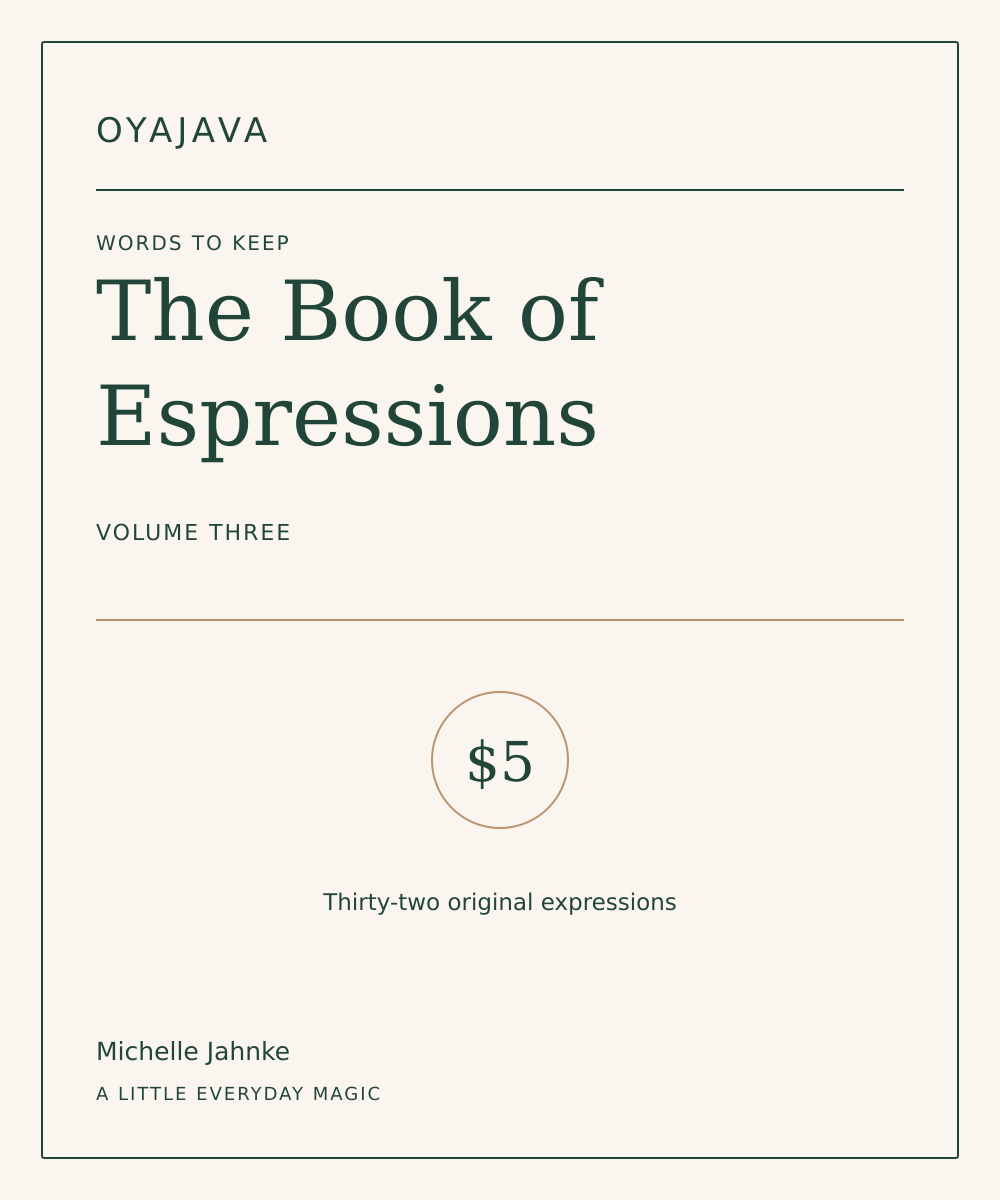 OyaJava espressions book cover